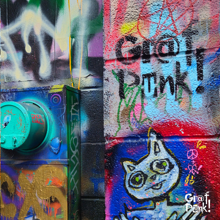 GrafPunk Stickers - Urban Graffiti Punk Gear