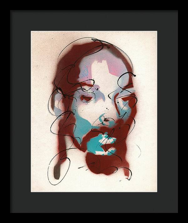Portrait of Snoop Dogg - Framed Print