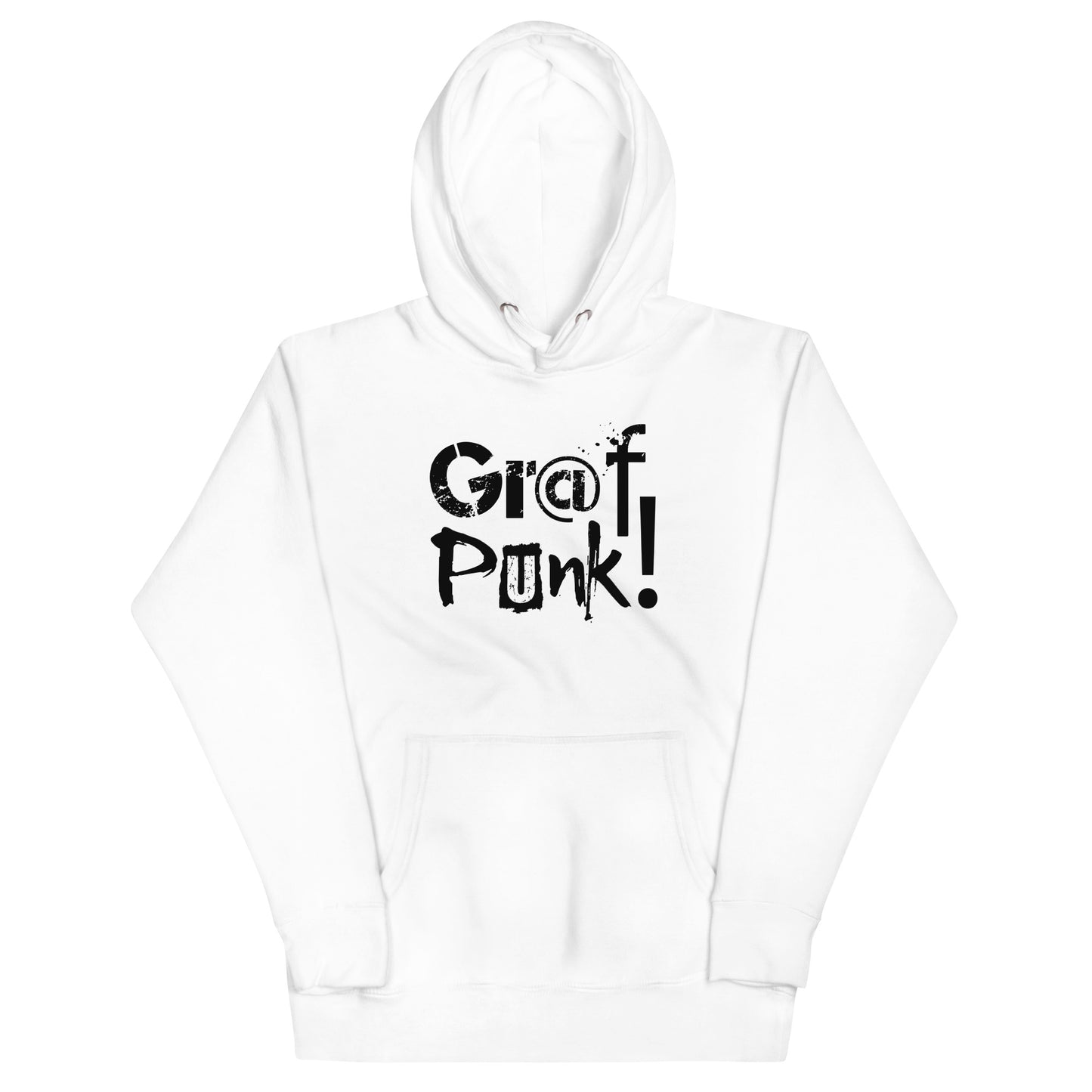 GRAFPUNK ORIGINAL BLACK LOGO HOODIE