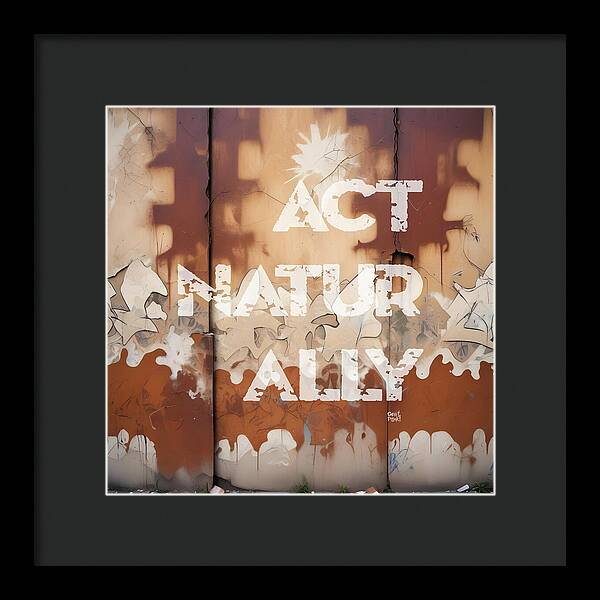 Act Naturally - Framed Print