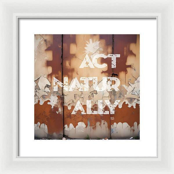 Act Naturally - Framed Print