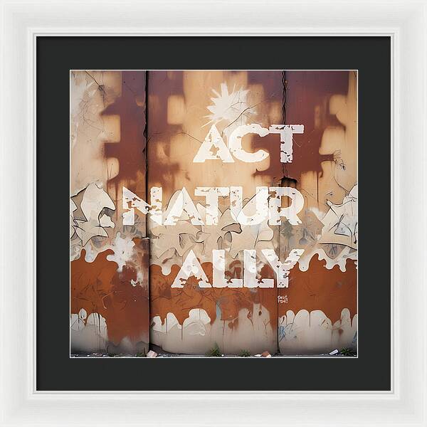 Act Naturally - Framed Print