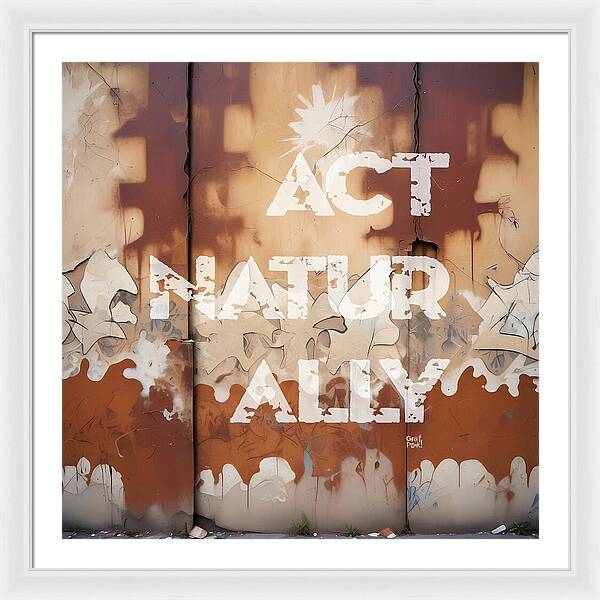 Act Naturally - Framed Print