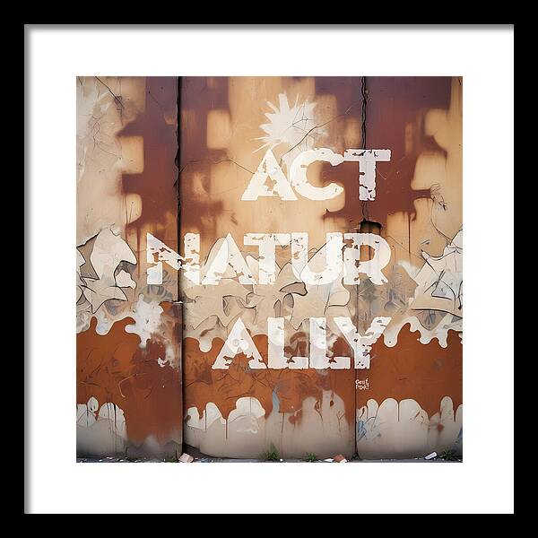 Act Naturally - Framed Print