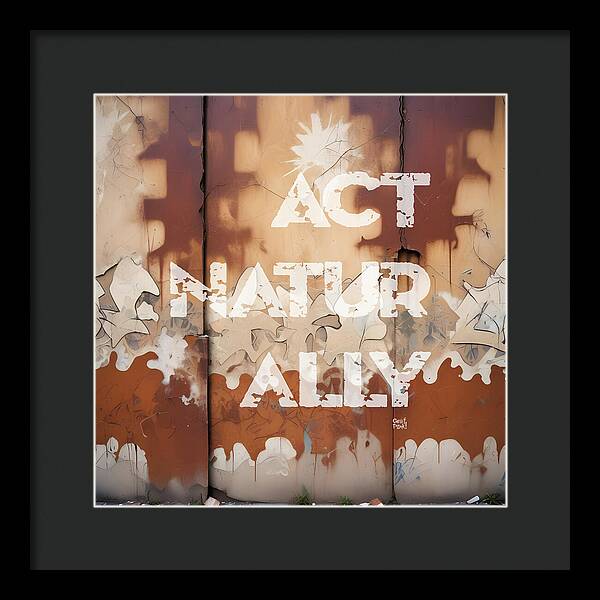 Act Naturally - Framed Print