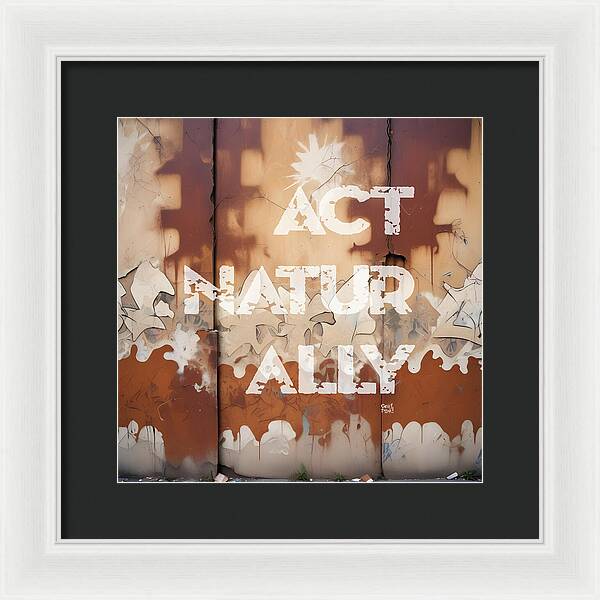 Act Naturally - Framed Print