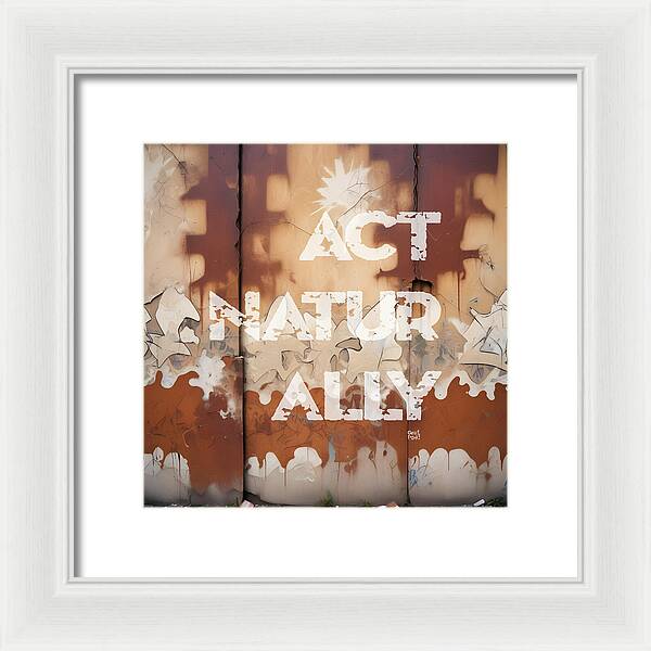 Act Naturally - Framed Print