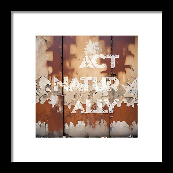 Act Naturally - Framed Print