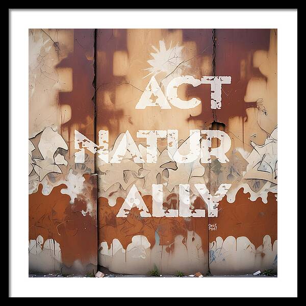 Act Naturally - Framed Print