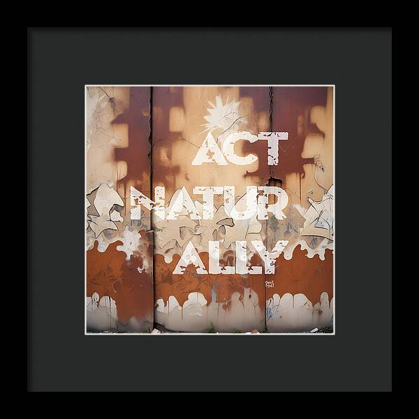 Act Naturally - Framed Print