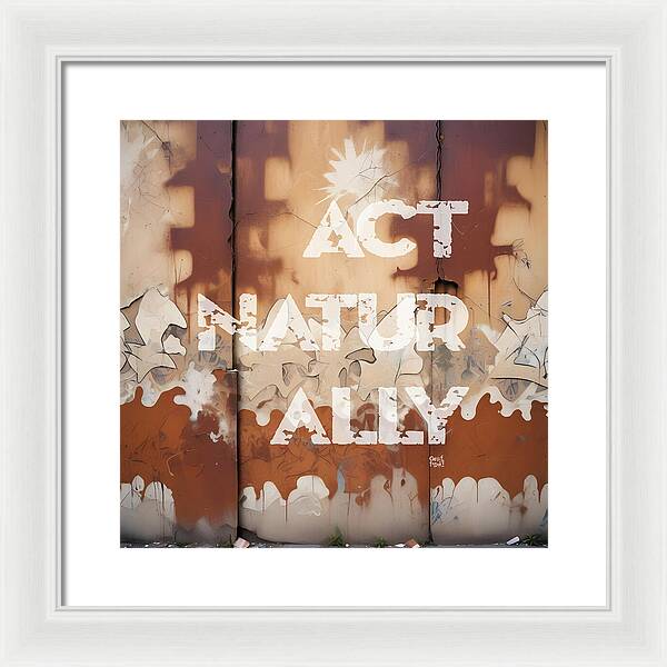 Act Naturally - Framed Print