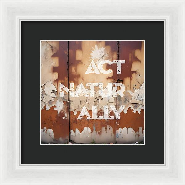 Act Naturally - Framed Print