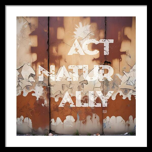 Act Naturally - Framed Print