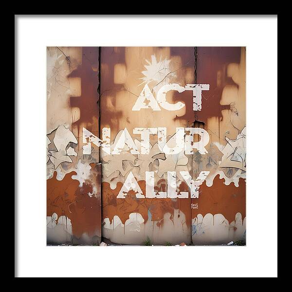 Act Naturally - Framed Print