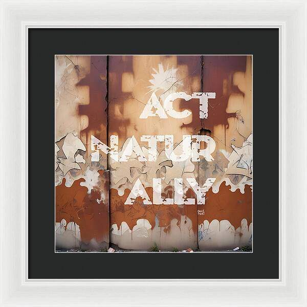 Act Naturally - Framed Print