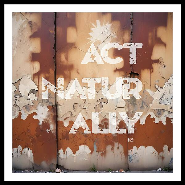 Act Naturally - Framed Print