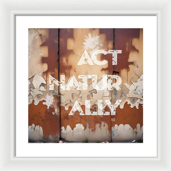 Act Naturally - Framed Print