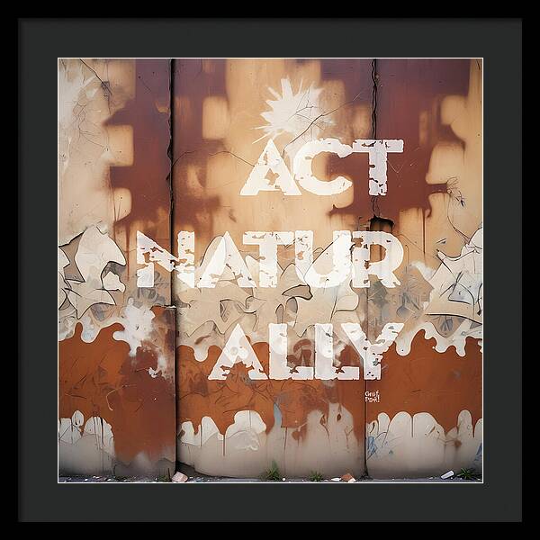 Act Naturally - Framed Print