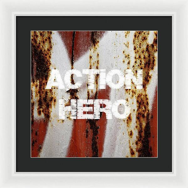 Action Hero - Framed Print