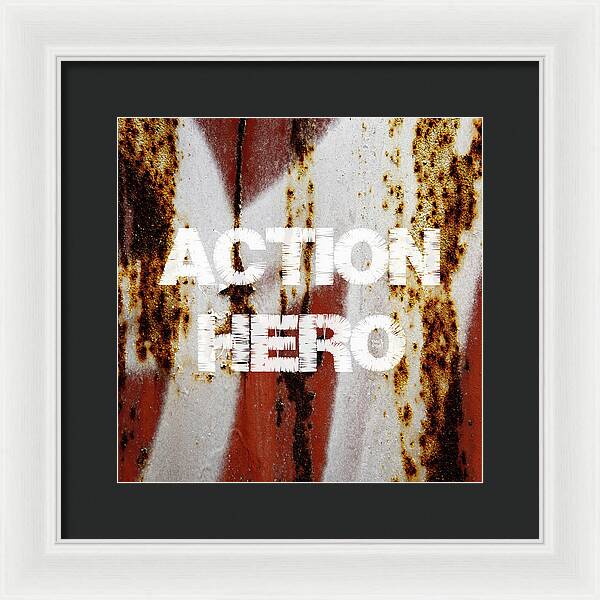 Action Hero - Framed Print