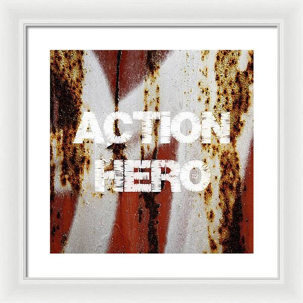 Action Hero - Framed Print