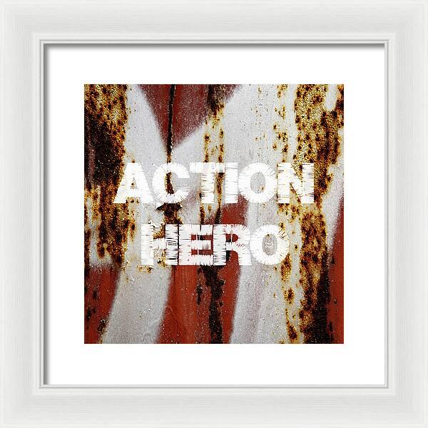 Action Hero - Framed Print