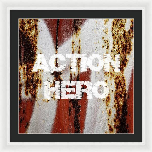 Action Hero - Framed Print