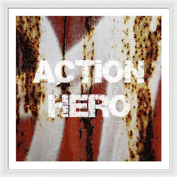 Action Hero - Framed Print