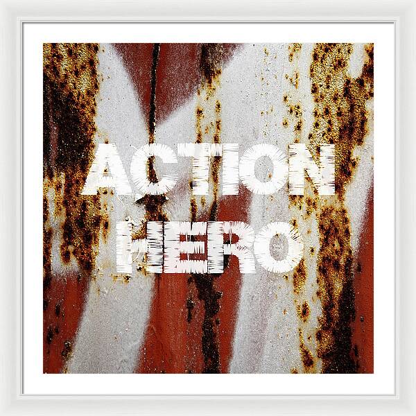 Action Hero - Framed Print