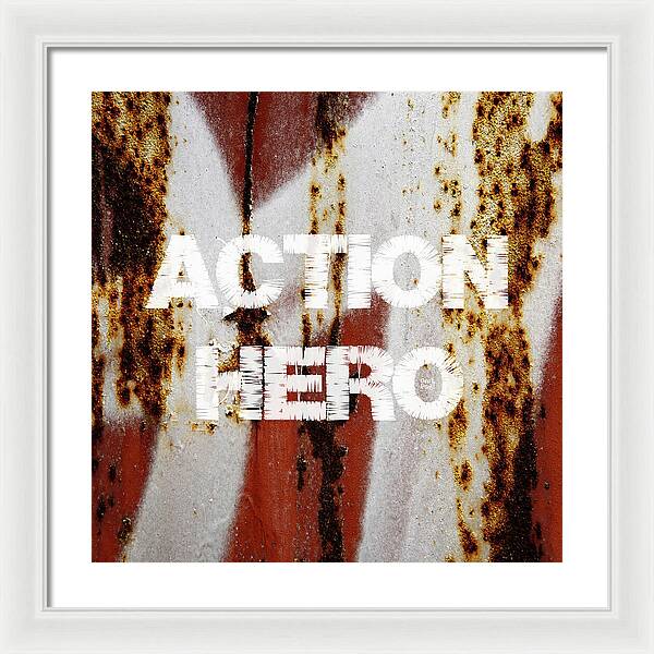 Action Hero - Framed Print