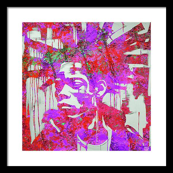 Basquiat Groove - Framed Print