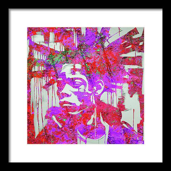 Basquiat Groove - Framed Print