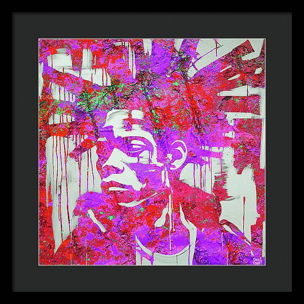 Basquiat Groove - Framed Print