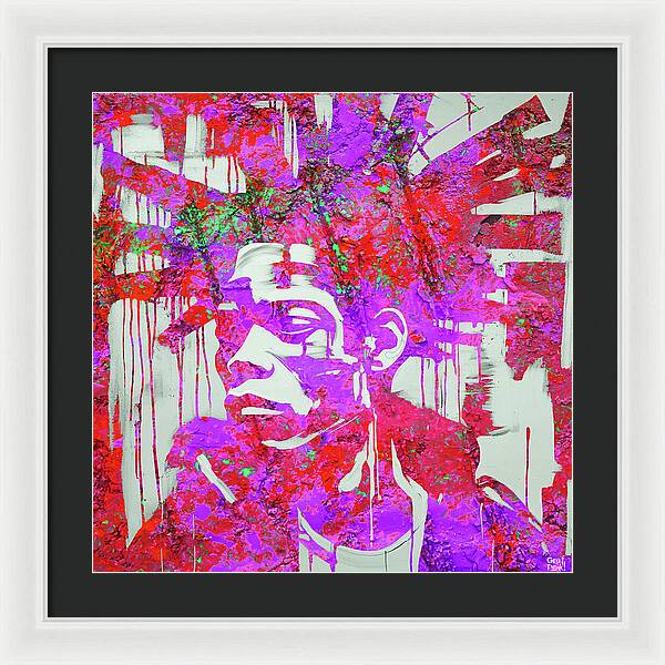 Basquiat Groove - Framed Print