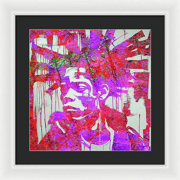 Basquiat Groove - Framed Print