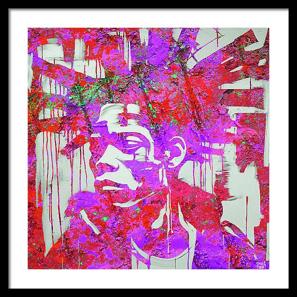 Basquiat Groove - Framed Print