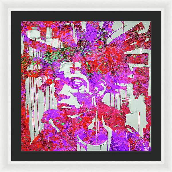 Basquiat Groove - Framed Print