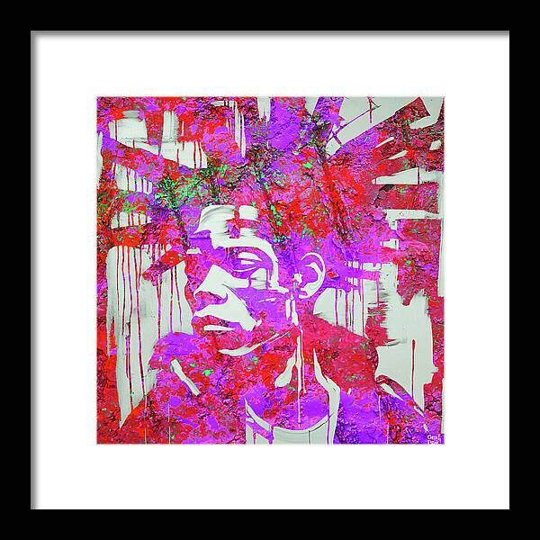 Basquiat Groove - Framed Print