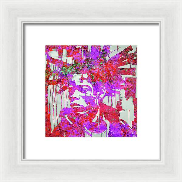 Basquiat Groove - Framed Print