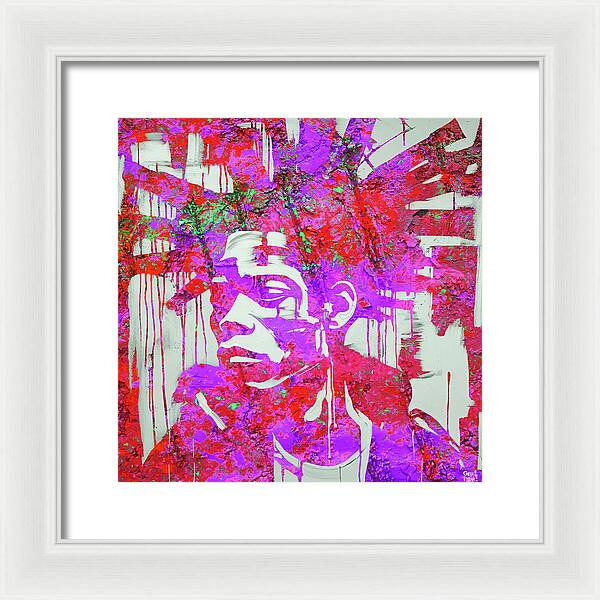 Basquiat Groove - Framed Print