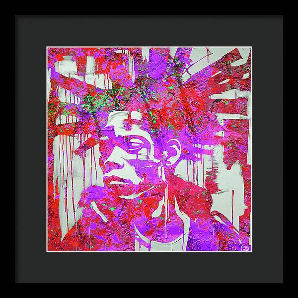 Basquiat Groove - Framed Print