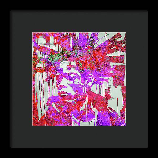 Basquiat Groove - Framed Print