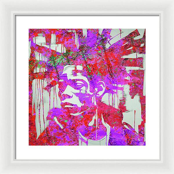 Basquiat Groove - Framed Print