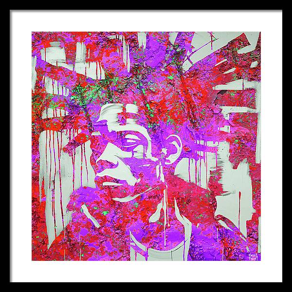 Basquiat Groove - Framed Print