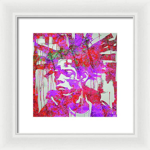 Basquiat Groove - Framed Print