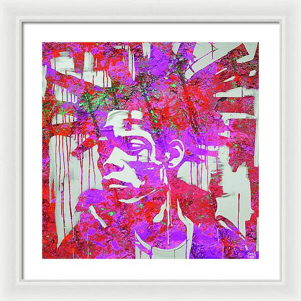 Basquiat Groove - Framed Print