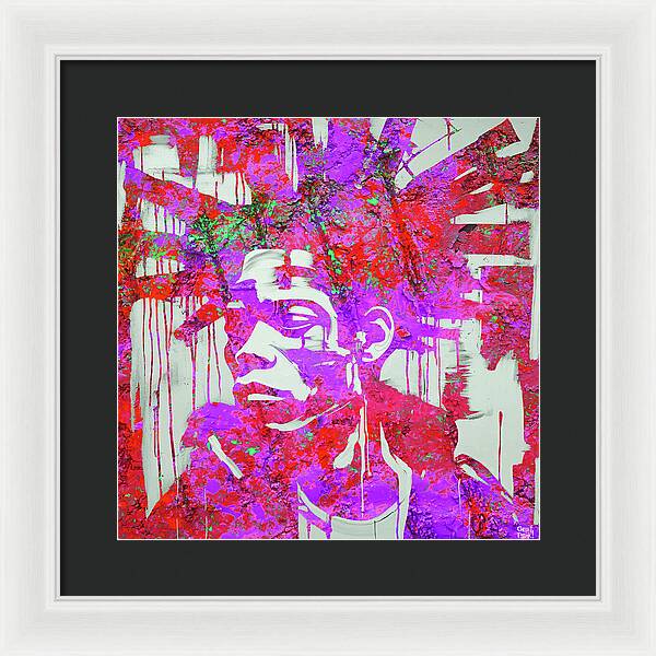 Basquiat Groove - Framed Print