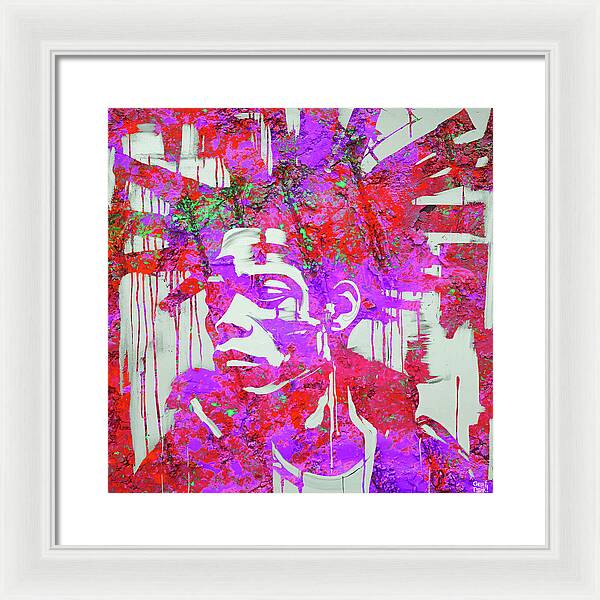 Basquiat Groove - Framed Print