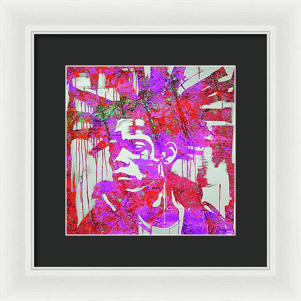 Basquiat Groove - Framed Print