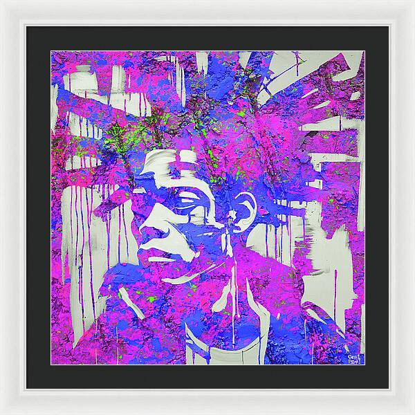 Basquiat Mood - Framed Print